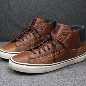 Vans California OTW Mid Skool MTE 77 Bitter Chocolate Sneakers Mens Size 11.5